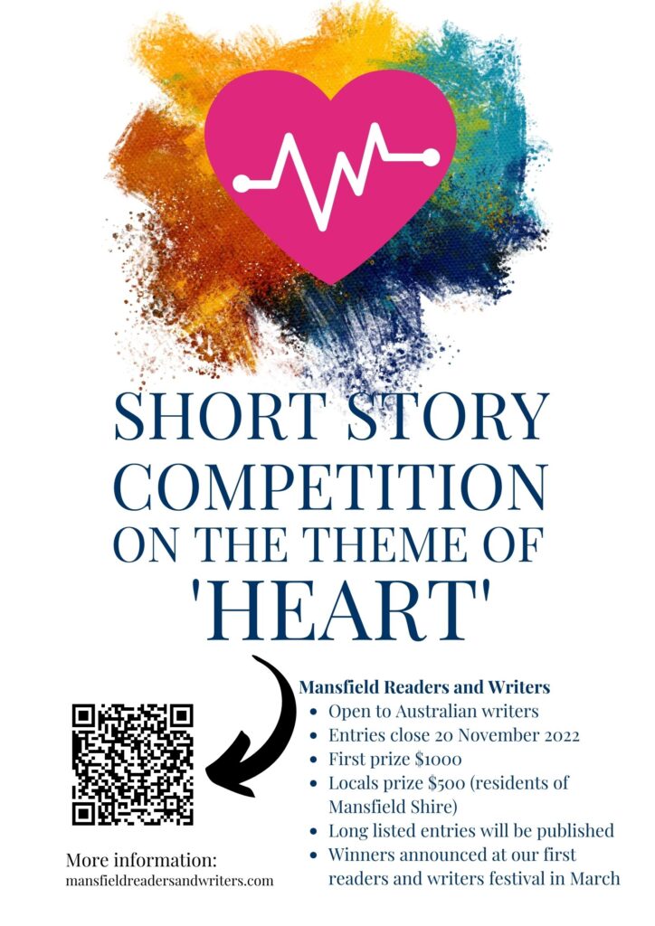 2023 Short Story Competition Mansfield Readers and Writers